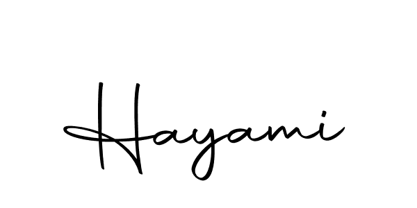 Use a signature maker to create a handwritten signature online. With this signature software, you can design (Autography-DOLnW) your own signature for name Hayami. Hayami signature style 10 images and pictures png