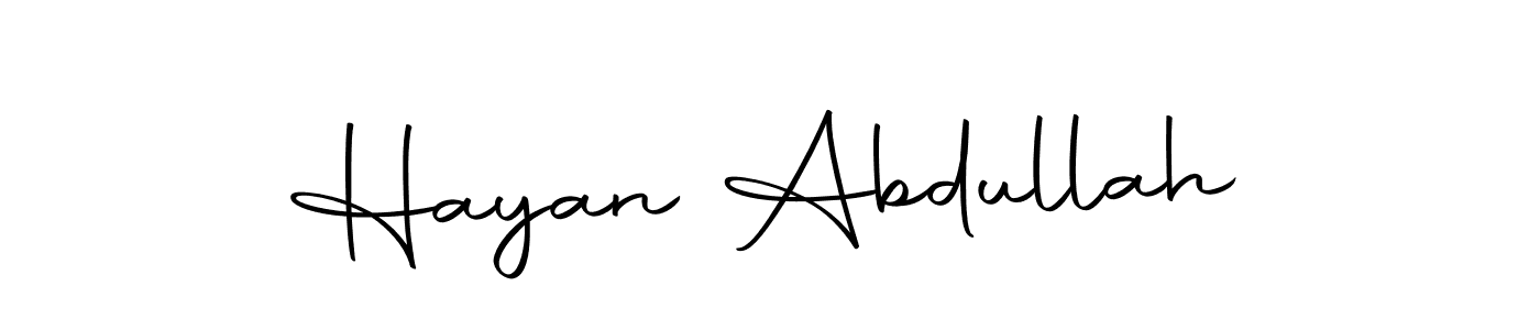 Here are the top 10 professional signature styles for the name Hayan Abdullah. These are the best autograph styles you can use for your name. Hayan Abdullah signature style 10 images and pictures png