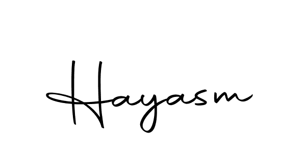 How to make Hayasm signature? Autography-DOLnW is a professional autograph style. Create handwritten signature for Hayasm name. Hayasm signature style 10 images and pictures png