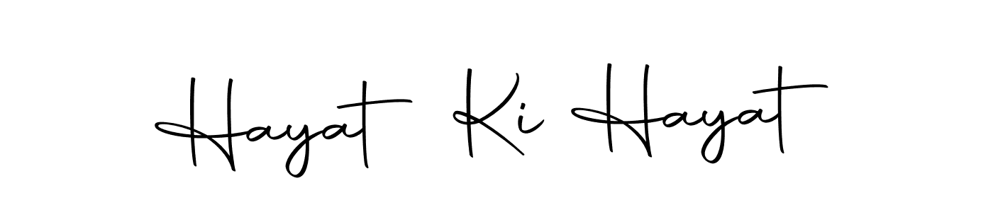 Make a beautiful signature design for name Hayat Ki Hayat. Use this online signature maker to create a handwritten signature for free. Hayat Ki Hayat signature style 10 images and pictures png