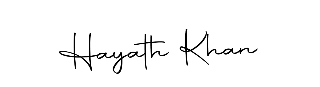 You should practise on your own different ways (Autography-DOLnW) to write your name (Hayath Khan) in signature. don't let someone else do it for you. Hayath Khan signature style 10 images and pictures png