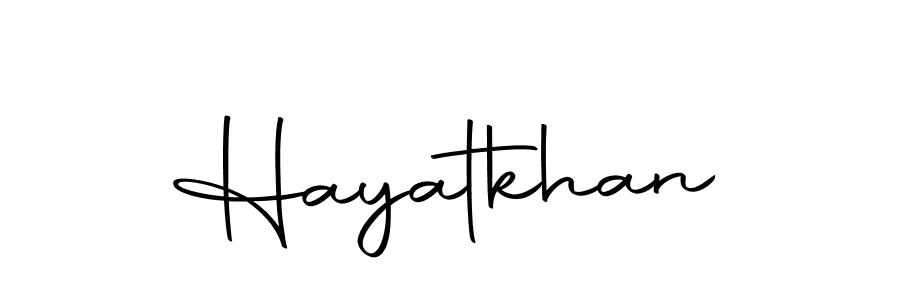 You can use this online signature creator to create a handwritten signature for the name Hayatkhan. This is the best online autograph maker. Hayatkhan signature style 10 images and pictures png
