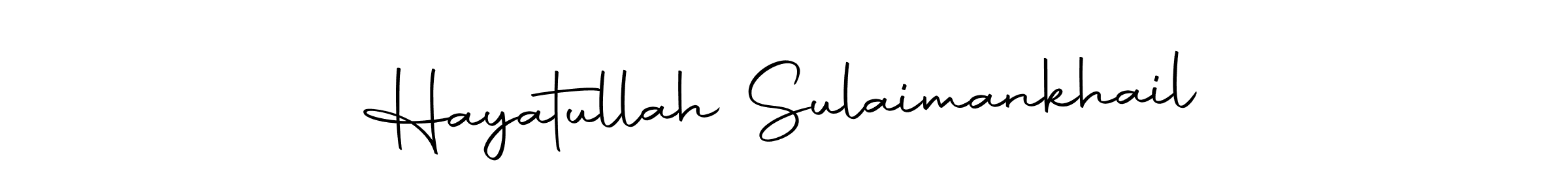 You should practise on your own different ways (Autography-DOLnW) to write your name (Hayatullah Sulaimankhail) in signature. don't let someone else do it for you. Hayatullah Sulaimankhail signature style 10 images and pictures png