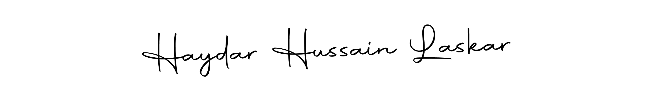 It looks lik you need a new signature style for name Haydar Hussain Laskar. Design unique handwritten (Autography-DOLnW) signature with our free signature maker in just a few clicks. Haydar Hussain Laskar signature style 10 images and pictures png