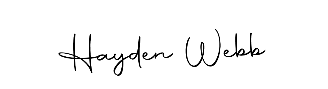 Make a short Hayden Webb signature style. Manage your documents anywhere anytime using Autography-DOLnW. Create and add eSignatures, submit forms, share and send files easily. Hayden Webb signature style 10 images and pictures png