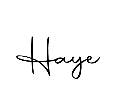 How to make Haye name signature. Use Autography-DOLnW style for creating short signs online. This is the latest handwritten sign. Haye signature style 10 images and pictures png