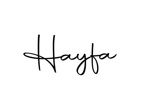 How to make Hayfa signature? Autography-DOLnW is a professional autograph style. Create handwritten signature for Hayfa name. Hayfa signature style 10 images and pictures png