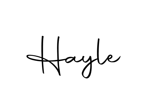 Hayle stylish signature style. Best Handwritten Sign (Autography-DOLnW) for my name. Handwritten Signature Collection Ideas for my name Hayle. Hayle signature style 10 images and pictures png