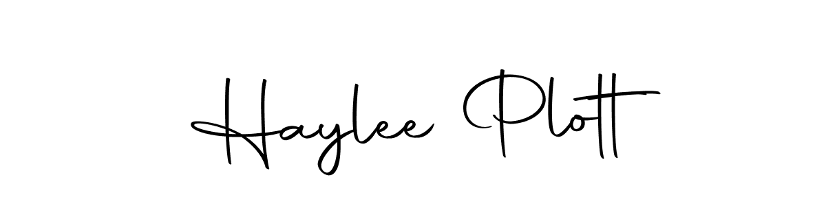 Create a beautiful signature design for name Haylee Plott. With this signature (Autography-DOLnW) fonts, you can make a handwritten signature for free. Haylee Plott signature style 10 images and pictures png