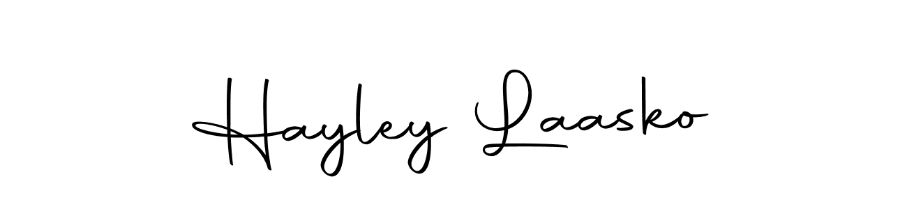 Make a beautiful signature design for name Hayley Laasko. Use this online signature maker to create a handwritten signature for free. Hayley Laasko signature style 10 images and pictures png