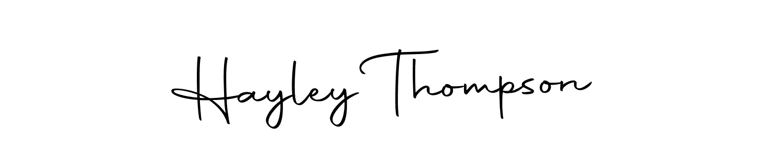 It looks lik you need a new signature style for name Hayley Thompson. Design unique handwritten (Autography-DOLnW) signature with our free signature maker in just a few clicks. Hayley Thompson signature style 10 images and pictures png