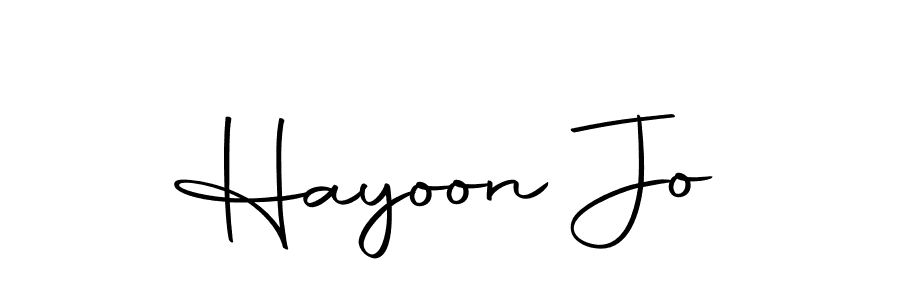 You should practise on your own different ways (Autography-DOLnW) to write your name (Hayoon Jo) in signature. don't let someone else do it for you. Hayoon Jo signature style 10 images and pictures png