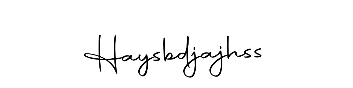 Also we have Haysbdjajhss name is the best signature style. Create professional handwritten signature collection using Autography-DOLnW autograph style. Haysbdjajhss signature style 10 images and pictures png