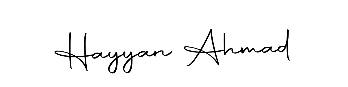 Make a beautiful signature design for name Hayyan Ahmad. Use this online signature maker to create a handwritten signature for free. Hayyan Ahmad signature style 10 images and pictures png