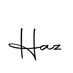 Haz stylish signature style. Best Handwritten Sign (Autography-DOLnW) for my name. Handwritten Signature Collection Ideas for my name Haz. Haz signature style 10 images and pictures png