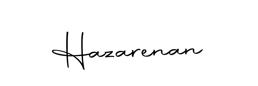 Design your own signature with our free online signature maker. With this signature software, you can create a handwritten (Autography-DOLnW) signature for name Hazarenan. Hazarenan signature style 10 images and pictures png