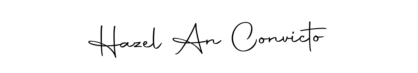 Create a beautiful signature design for name Hazel An Convicto. With this signature (Autography-DOLnW) fonts, you can make a handwritten signature for free. Hazel An Convicto signature style 10 images and pictures png