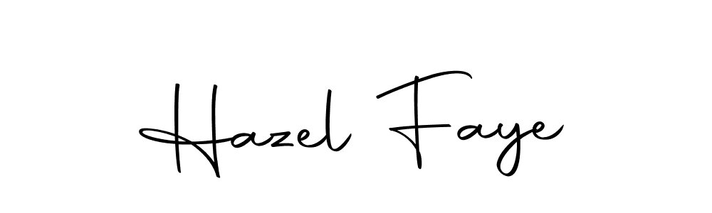 Create a beautiful signature design for name Hazel Faye. With this signature (Autography-DOLnW) fonts, you can make a handwritten signature for free. Hazel Faye signature style 10 images and pictures png