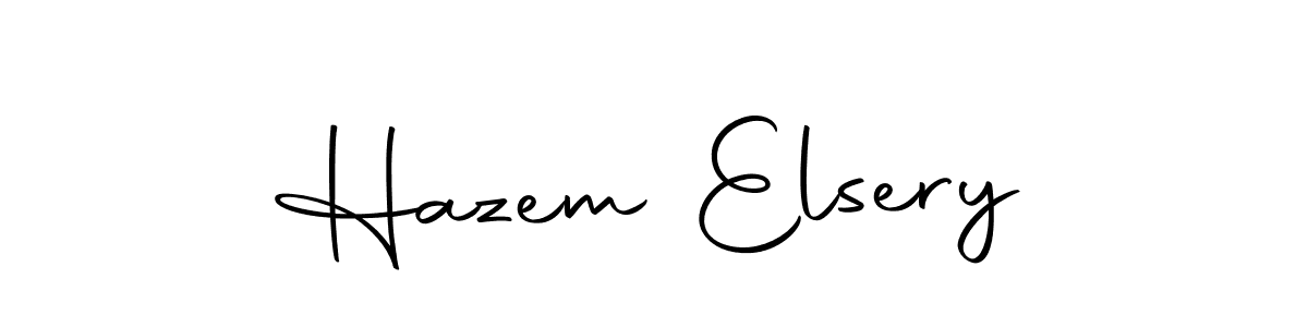 Design your own signature with our free online signature maker. With this signature software, you can create a handwritten (Autography-DOLnW) signature for name Hazem Elsery. Hazem Elsery signature style 10 images and pictures png