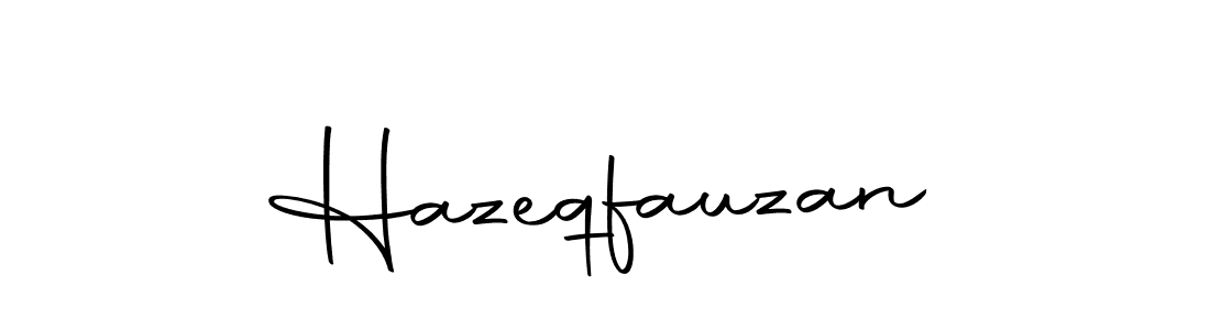 How to make Hazeqfauzan name signature. Use Autography-DOLnW style for creating short signs online. This is the latest handwritten sign. Hazeqfauzan signature style 10 images and pictures png