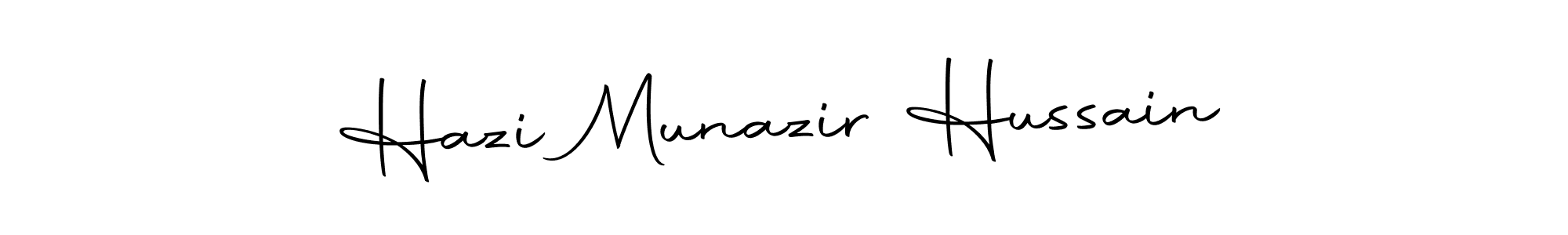Also You can easily find your signature by using the search form. We will create Hazi Munazir Hussain name handwritten signature images for you free of cost using Autography-DOLnW sign style. Hazi Munazir Hussain signature style 10 images and pictures png