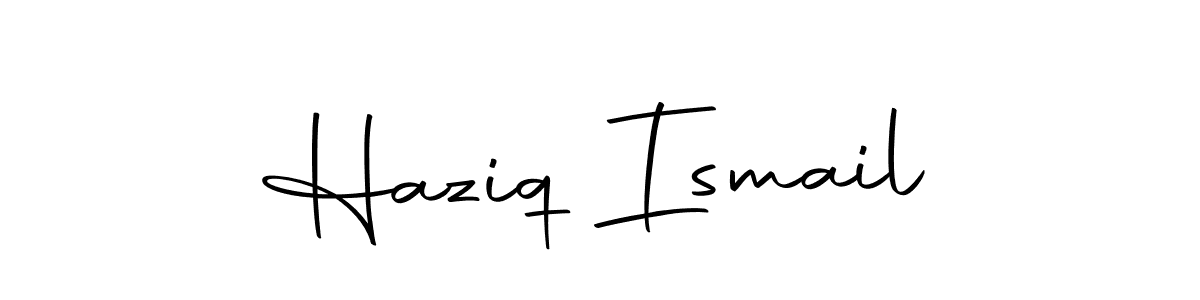 You can use this online signature creator to create a handwritten signature for the name Haziq Ismail. This is the best online autograph maker. Haziq Ismail signature style 10 images and pictures png
