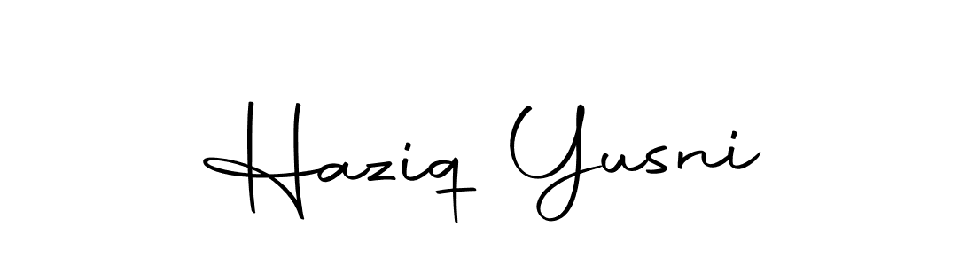 Make a beautiful signature design for name Haziq Yusni. Use this online signature maker to create a handwritten signature for free. Haziq Yusni signature style 10 images and pictures png