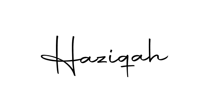 Make a beautiful signature design for name Haziqah. Use this online signature maker to create a handwritten signature for free. Haziqah signature style 10 images and pictures png