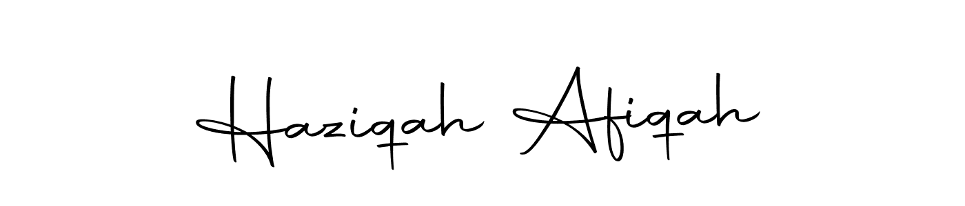 Make a beautiful signature design for name Haziqah Afiqah. Use this online signature maker to create a handwritten signature for free. Haziqah Afiqah signature style 10 images and pictures png