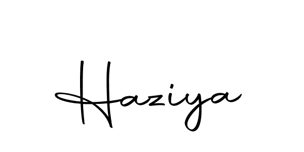 Also we have Haziya name is the best signature style. Create professional handwritten signature collection using Autography-DOLnW autograph style. Haziya signature style 10 images and pictures png