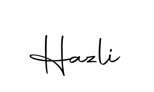 Also we have Hazli name is the best signature style. Create professional handwritten signature collection using Autography-DOLnW autograph style. Hazli signature style 10 images and pictures png