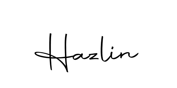 Hazlin stylish signature style. Best Handwritten Sign (Autography-DOLnW) for my name. Handwritten Signature Collection Ideas for my name Hazlin. Hazlin signature style 10 images and pictures png