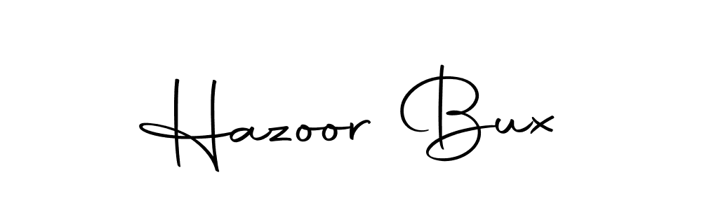 How to make Hazoor Bux signature? Autography-DOLnW is a professional autograph style. Create handwritten signature for Hazoor Bux name. Hazoor Bux signature style 10 images and pictures png