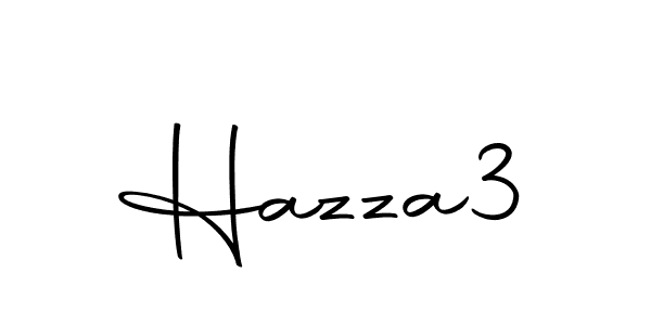 Design your own signature with our free online signature maker. With this signature software, you can create a handwritten (Autography-DOLnW) signature for name Hazza3. Hazza3 signature style 10 images and pictures png