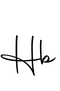 Create a beautiful signature design for name Hb. With this signature (Autography-DOLnW) fonts, you can make a handwritten signature for free. Hb signature style 10 images and pictures png