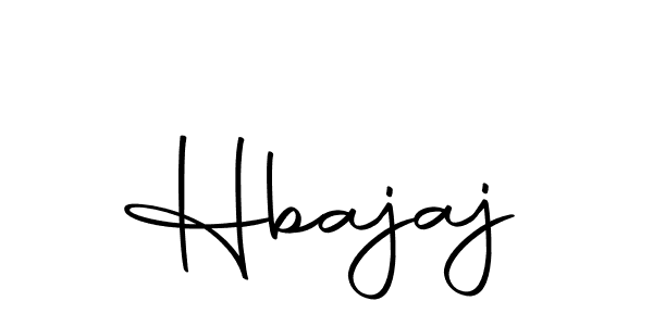 Make a beautiful signature design for name Hbajaj. With this signature (Autography-DOLnW) style, you can create a handwritten signature for free. Hbajaj signature style 10 images and pictures png