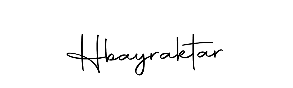 Create a beautiful signature design for name Hbayraktar. With this signature (Autography-DOLnW) fonts, you can make a handwritten signature for free. Hbayraktar signature style 10 images and pictures png