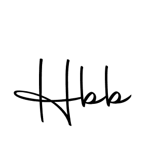 Create a beautiful signature design for name Hbb. With this signature (Autography-DOLnW) fonts, you can make a handwritten signature for free. Hbb signature style 10 images and pictures png