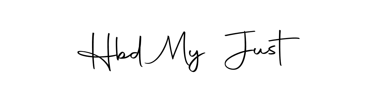 Similarly Autography-DOLnW is the best handwritten signature design. Signature creator online .You can use it as an online autograph creator for name Hbd My  Just. Hbd My  Just signature style 10 images and pictures png