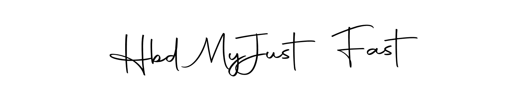 Make a short Hbd My  Just Fast signature style. Manage your documents anywhere anytime using Autography-DOLnW. Create and add eSignatures, submit forms, share and send files easily. Hbd My  Just Fast signature style 10 images and pictures png