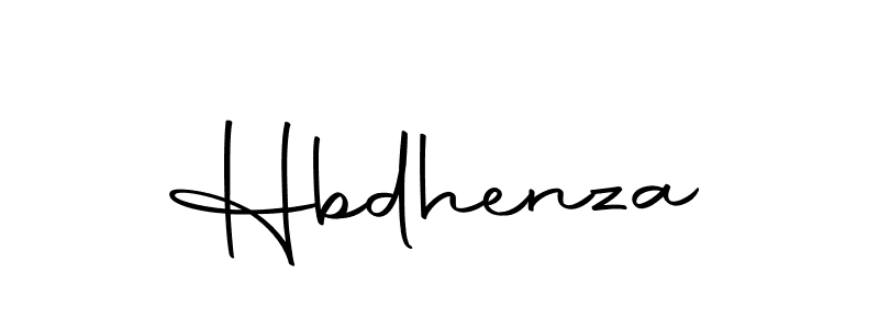 Design your own signature with our free online signature maker. With this signature software, you can create a handwritten (Autography-DOLnW) signature for name Hbdhenza. Hbdhenza signature style 10 images and pictures png