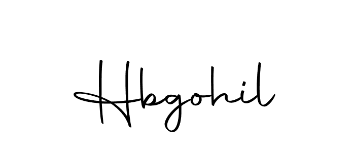 Hbgohil stylish signature style. Best Handwritten Sign (Autography-DOLnW) for my name. Handwritten Signature Collection Ideas for my name Hbgohil. Hbgohil signature style 10 images and pictures png