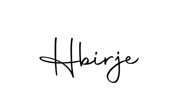 You should practise on your own different ways (Autography-DOLnW) to write your name (Hbirje) in signature. don't let someone else do it for you. Hbirje signature style 10 images and pictures png