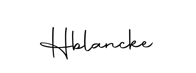 Hblancke stylish signature style. Best Handwritten Sign (Autography-DOLnW) for my name. Handwritten Signature Collection Ideas for my name Hblancke. Hblancke signature style 10 images and pictures png