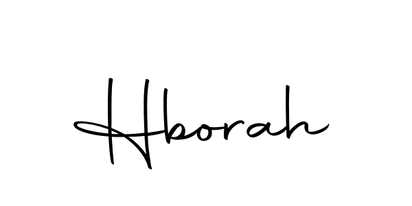 Hborah stylish signature style. Best Handwritten Sign (Autography-DOLnW) for my name. Handwritten Signature Collection Ideas for my name Hborah. Hborah signature style 10 images and pictures png