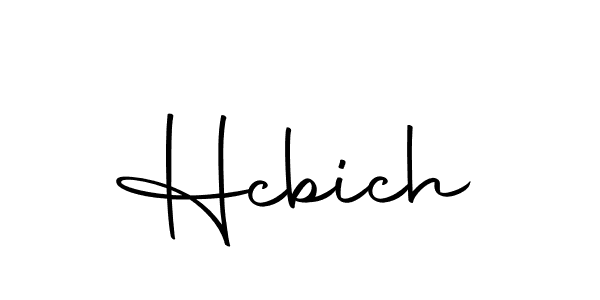 Design your own signature with our free online signature maker. With this signature software, you can create a handwritten (Autography-DOLnW) signature for name Hcbich. Hcbich signature style 10 images and pictures png