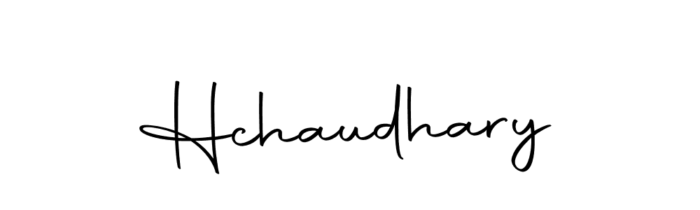 Use a signature maker to create a handwritten signature online. With this signature software, you can design (Autography-DOLnW) your own signature for name Hchaudhary. Hchaudhary signature style 10 images and pictures png