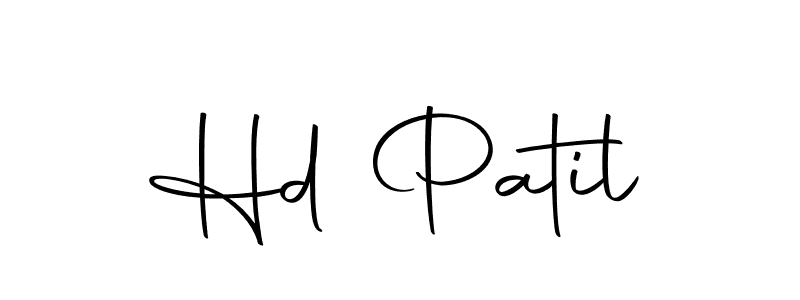 Make a beautiful signature design for name Hd Patil. With this signature (Autography-DOLnW) style, you can create a handwritten signature for free. Hd Patil signature style 10 images and pictures png