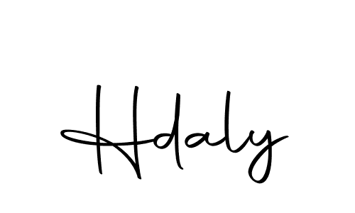How to make Hdaly signature? Autography-DOLnW is a professional autograph style. Create handwritten signature for Hdaly name. Hdaly signature style 10 images and pictures png