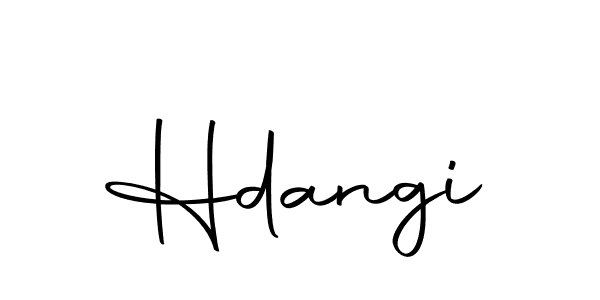 Create a beautiful signature design for name Hdangi. With this signature (Autography-DOLnW) fonts, you can make a handwritten signature for free. Hdangi signature style 10 images and pictures png